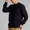 Mand Anerkjendt Akallan Solid Herringbone Sweat - Sky Captain