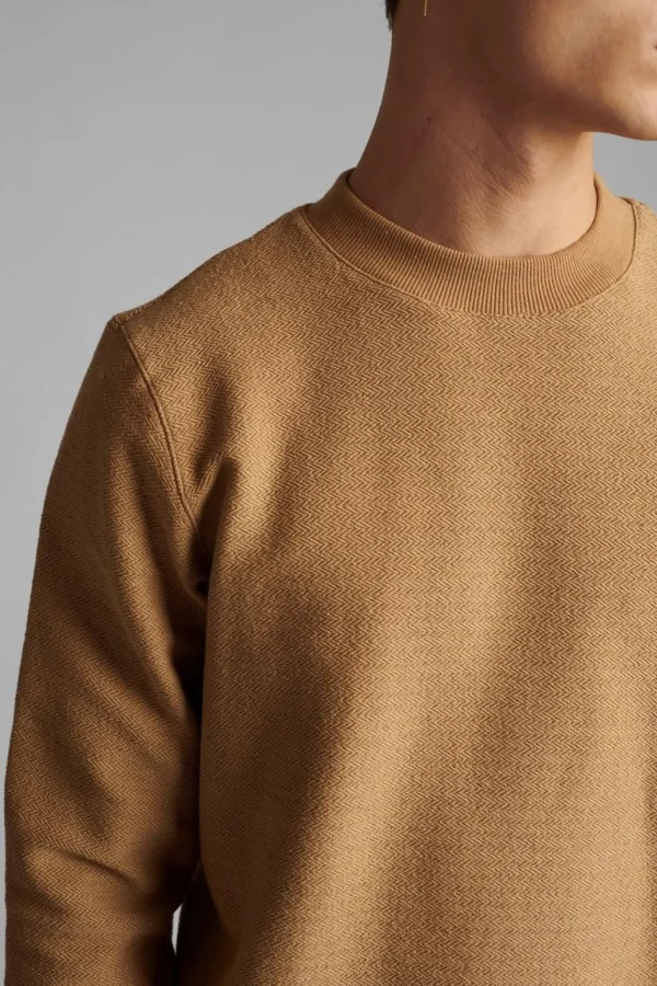 Mand Anerkjendt Akallan Solid Herringbone Sweat - Incense