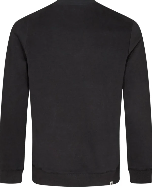 Mand Anerkjendt Akallen Crew Neck - Noos - Caviar