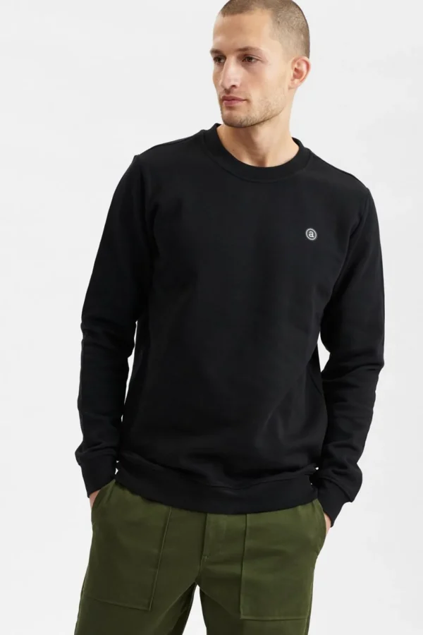 Mand Anerkjendt Akallen Noos Crewneck - Caviar