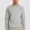 Mand Anerkjendt Akallen Noos Crewneck - Light Grey Mel