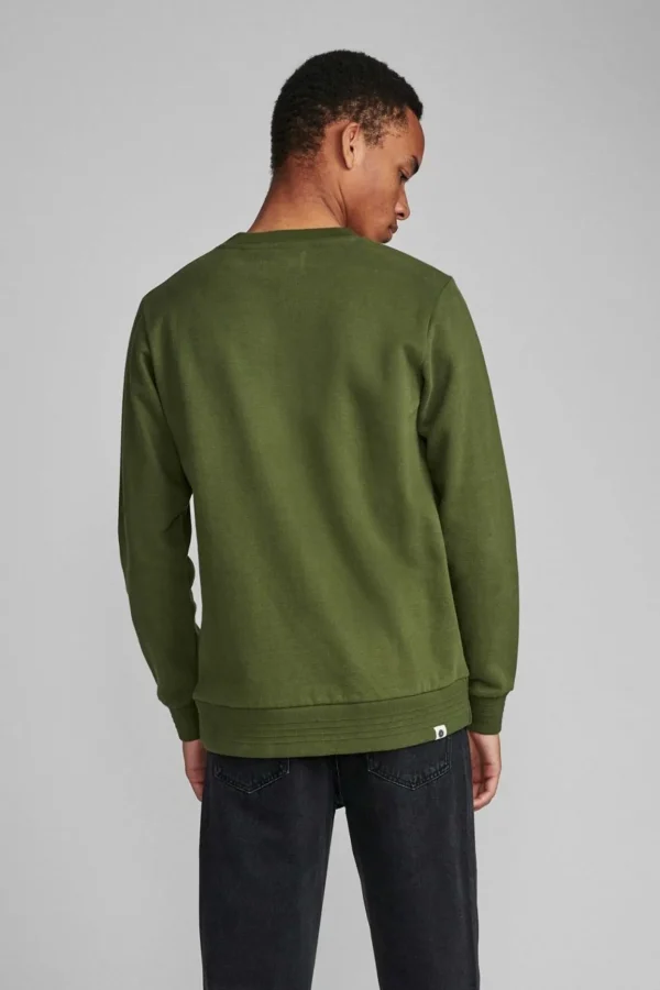 Mand Anerkjendt Akallen Organic Crew Neck - Noos - Cypress