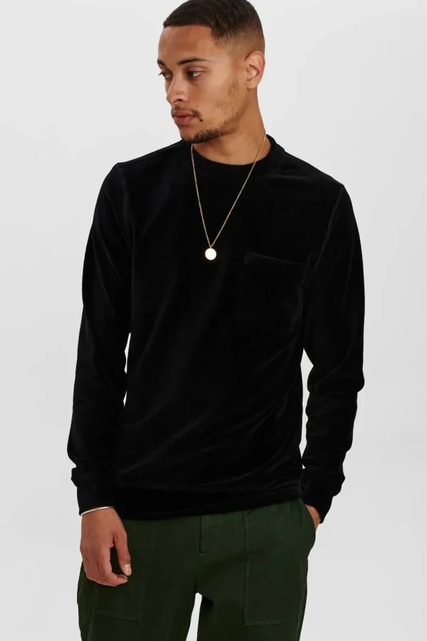 Mand Anerkjendt Akarthur Cord Sweat - Caviar