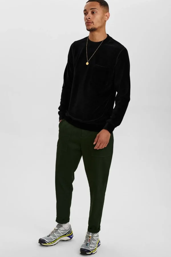 Mand Anerkjendt Akarthur Cord Sweat - Caviar