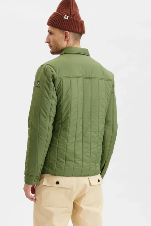 Mand Anerkjendt Akbastian Padded Jacket - Olivine