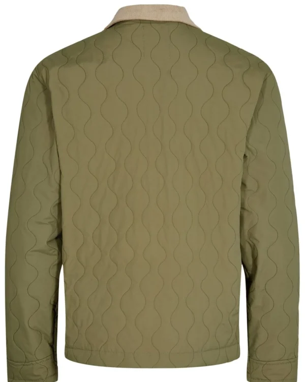 Mand Anerkjendt Akbenny Quilt Jacket - Olivine