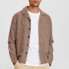 Mand Anerkjendt Akcuba Houndstooth Overshirt - Incense