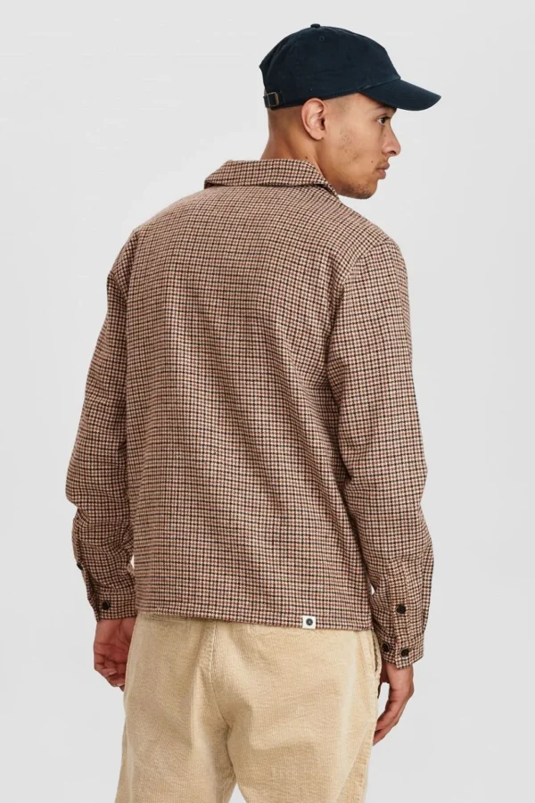 Mand Anerkjendt Akcuba Houndstooth Overshirt - Incense