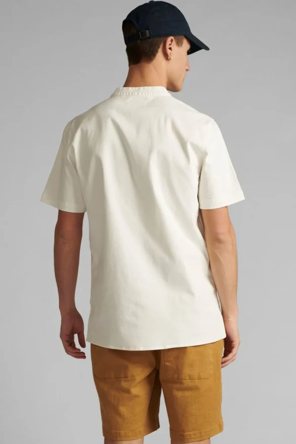 Mand Anerkjendt Akdan Ss V-Neck - Tofu