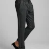 Mand Anerkjendt Akdolmo Pleats Pants - Dark Grey Mel