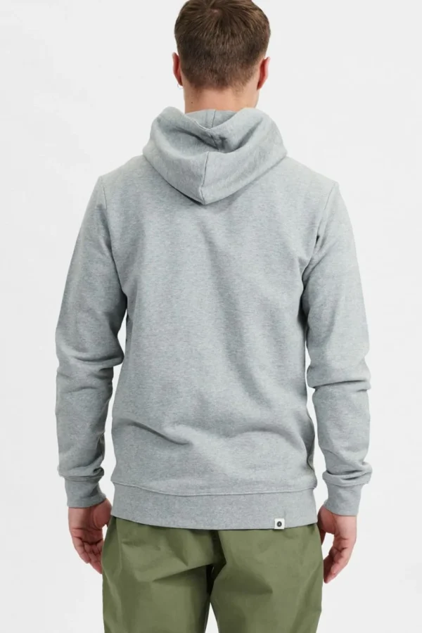 Mand Anerkjendt Akelliot Noos Zip Hoodie - Light Grey Mel