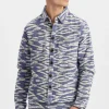 Mand Anerkjendt Akhanky Jacquard Overshirt - Cornet Blue