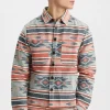 Mand Anerkjendt Akhanky Jacquard Overshirt - Sky Captain