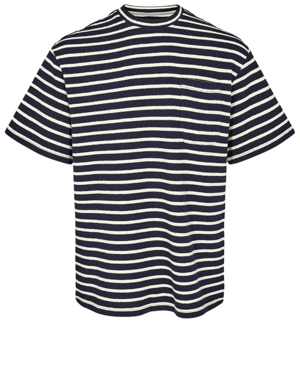 Mand Anerkjendt Akholger Jolly Stripe - Dark Navy