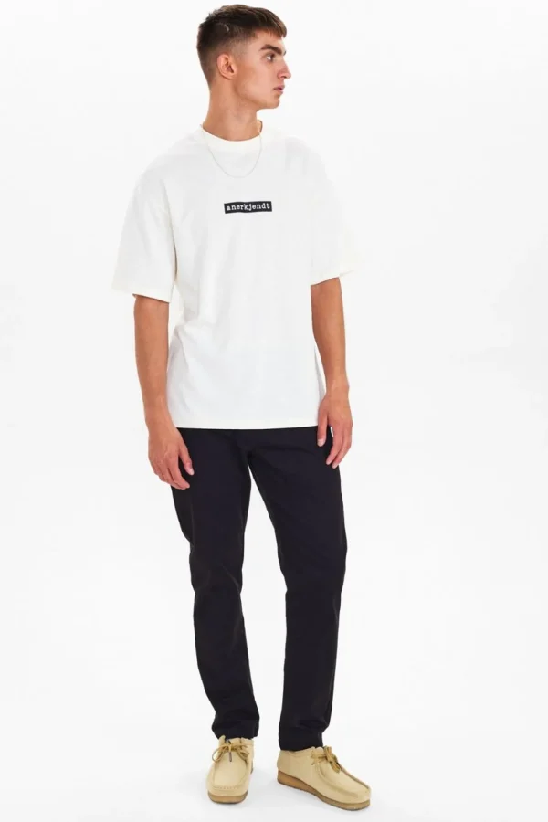 Mand Anerkjendt Akholger Logo Box Tee - Tofu