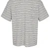 Mand Anerkjendt Akholger S/S Structure Stripe - Tofu