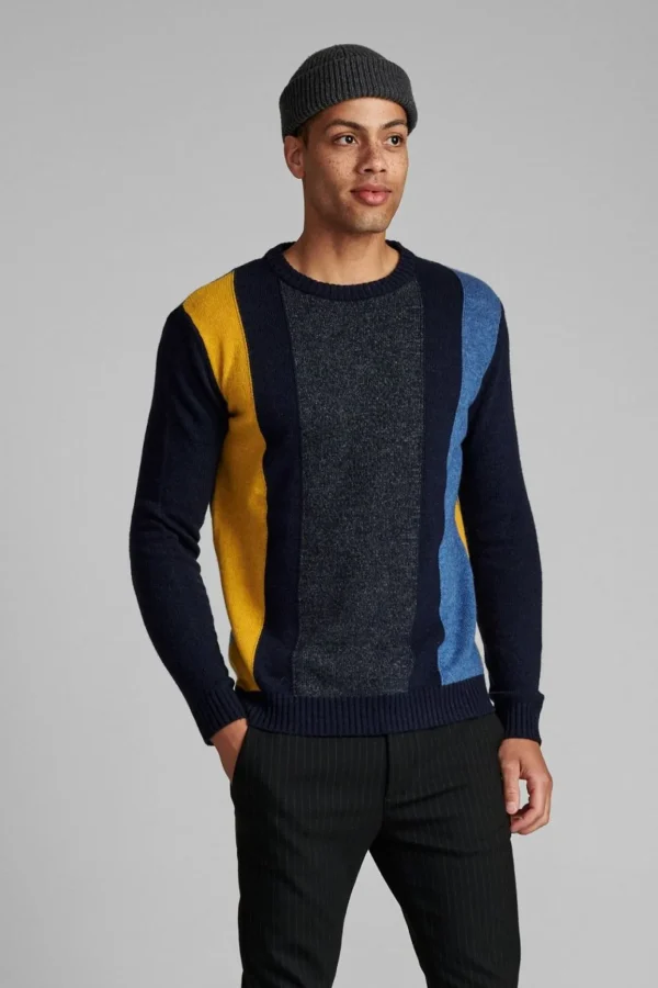 Mand Anerkjendt Akivan Knit - Sky Captain