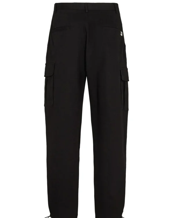 Mand Anerkjendt Akjakob Twill Pleat Cargo Pants - Caviar