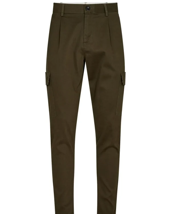 Mand Anerkjendt Akjames Cargo Pants - Dark Olive