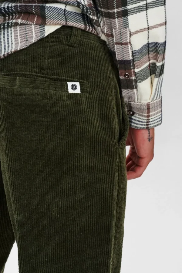 Mand Anerkjendt Akjames Corduroy Pants - Forest Night