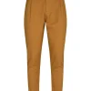 Mand Anerkjendt Akjames Cotton Pleat Pant - Wood Thrush