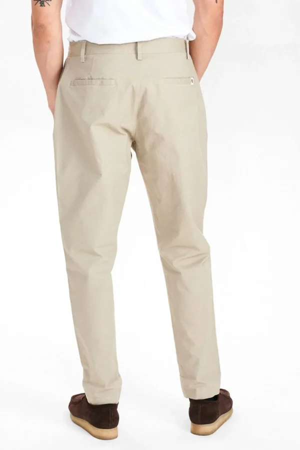 Mand Anerkjendt Akjames Cotton Pleat Pant - Cobblestone