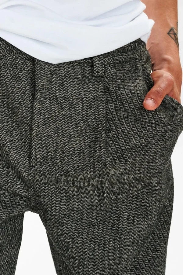 Mand Anerkjendt Akjames Wool Pants - Tofu