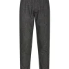 Mand Anerkjendt Akjames Wool Pleat Pants - Dark Grey Mel