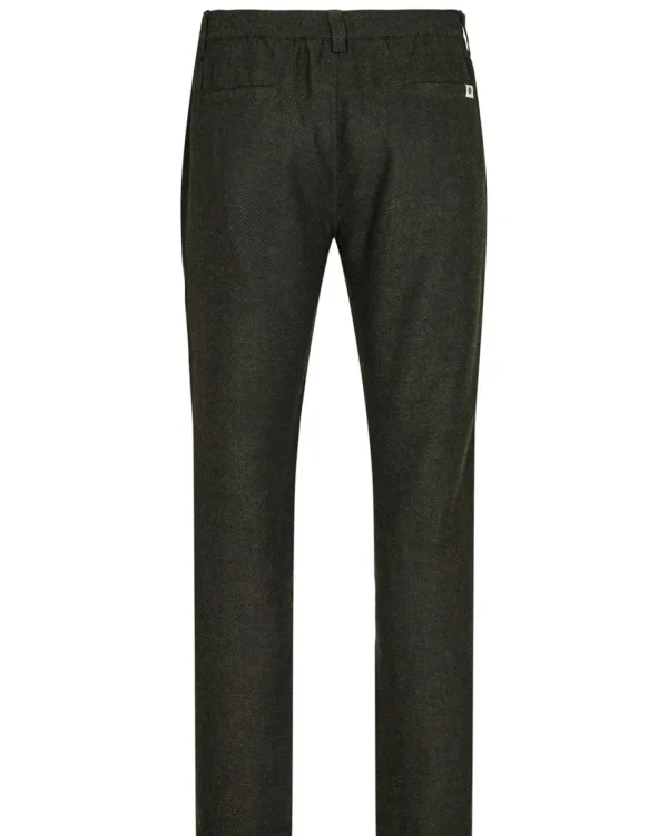 Mand Anerkjendt Akjames Wool Pleat Pants - Forest Night