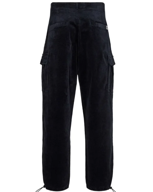 Mand Anerkjendt Akjan Cord Pleat Cargo Pants - Sky Captain