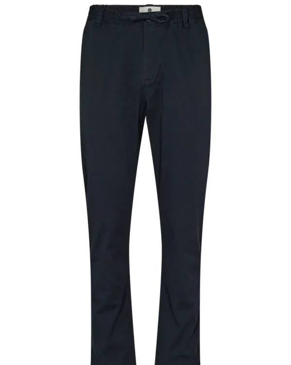 Mand Anerkjendt Akjan Elastic Pants - Dark Navy