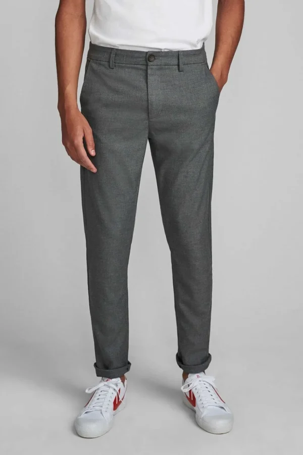 Mand Anerkjendt Akjim Pants - Noos - Dark Grey Mel