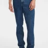 Mand Anerkjendt Akjohn 5 Pocket - Dark Blue Denim