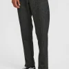 Mand Anerkjendt Akjohn Elastic Herringbone Pant - Granit Grey Mel