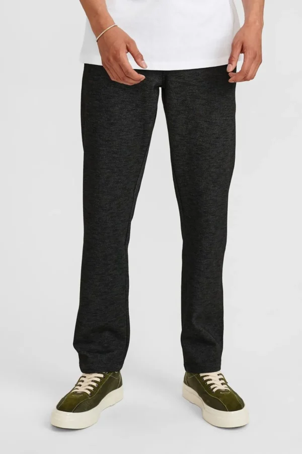 Mand Anerkjendt Akjohn Elastic Melange Pant - Caviar