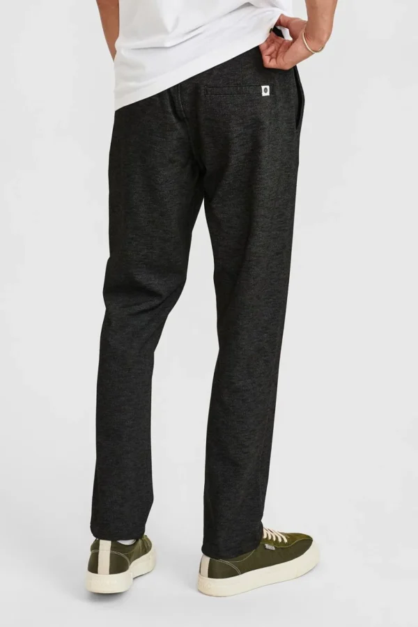 Mand Anerkjendt Akjohn Elastic Melange Pant - Caviar