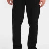 Mand Anerkjendt Akjohn Elastic Solid Pant - Caviar