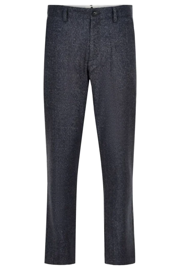 Mand Anerkjendt Akjohn Herring Bone Pants - Sky Captain