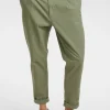 Mand Anerkjendt Akjulius Cotton Pleat Pant - Olivine