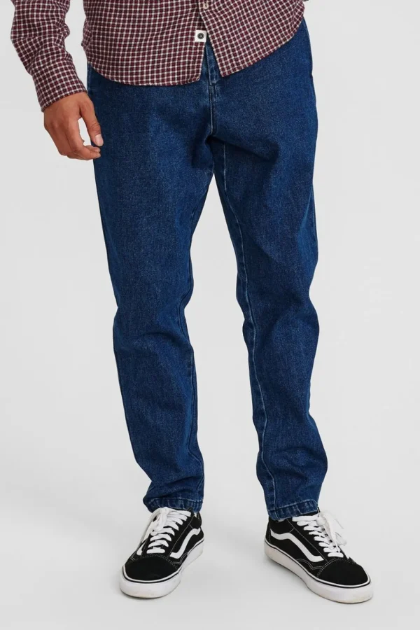 Mand Anerkjendt Akjulius Denim Chino Pant - Medium Blue Denim