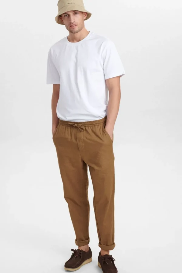 Mand Anerkjendt Akjulius Linen Pant - Cub