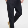 Mand Anerkjendt Akjulius Linen Pant - Dark Navy