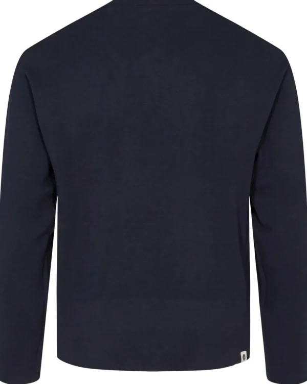 Mand Anerkjendt Akkarl Crew Neck Knit - Sky Captain