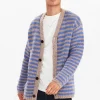 Mand Anerkjendt Akkarl Patent Cardi Knit - Incense