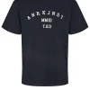 Mand Anerkjendt Akkikki S/S Box Logo Tee - Dark Navy