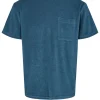 Mand Anerkjendt Akkikki S/S Frotte Tee - Indian Teal