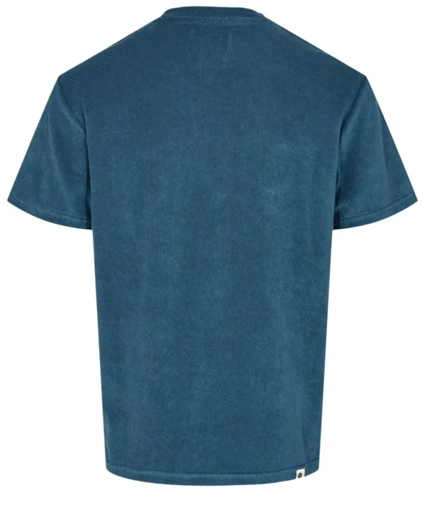 Mand Anerkjendt Akkikki S/S Frotte Tee - Indian Teal