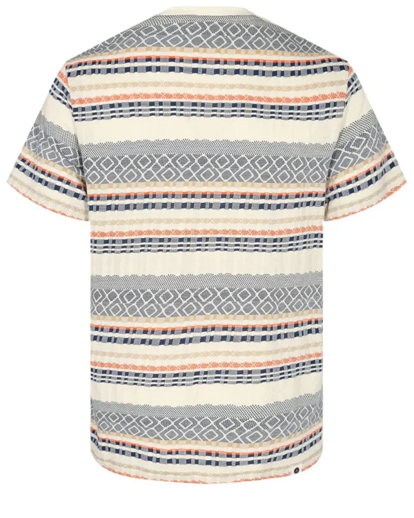 Mand Anerkjendt Akkikki S/S Jacquard Tee - Tofu