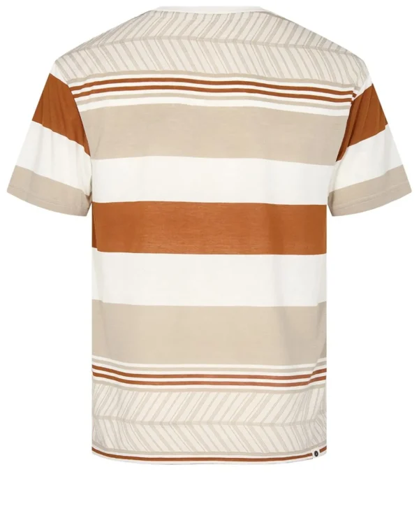 Mand Anerkjendt Akkikki S/S Jacquard Tee - Wood Thrush