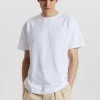 Mand Anerkjendt Akkikki S/S Logo Tee Noos - White